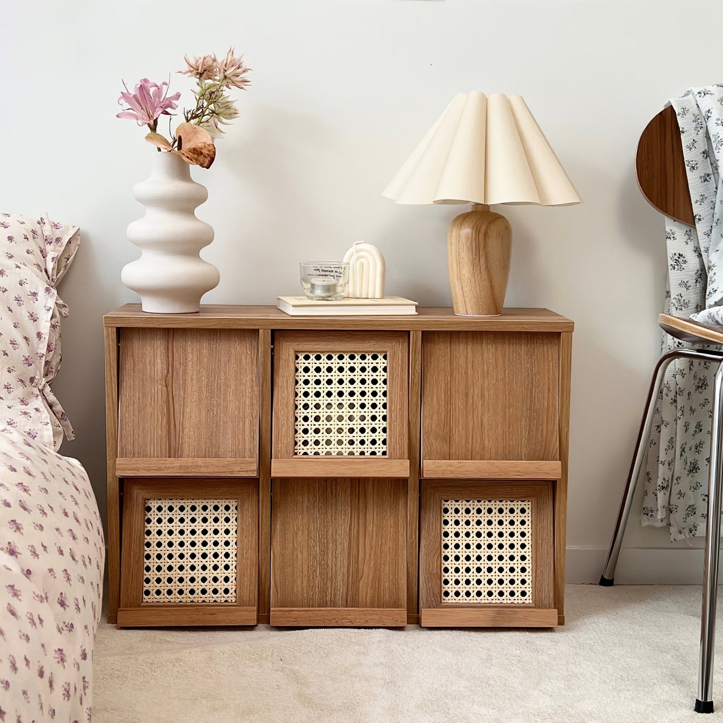 Vintage Fluted Table Lamp