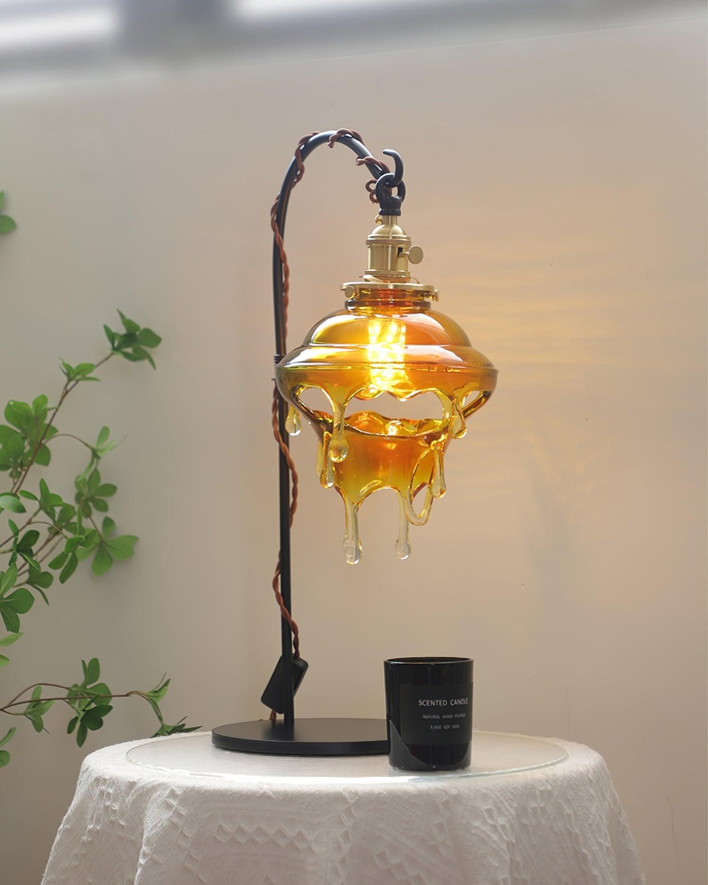 Water Droplets Resin Table Lamp