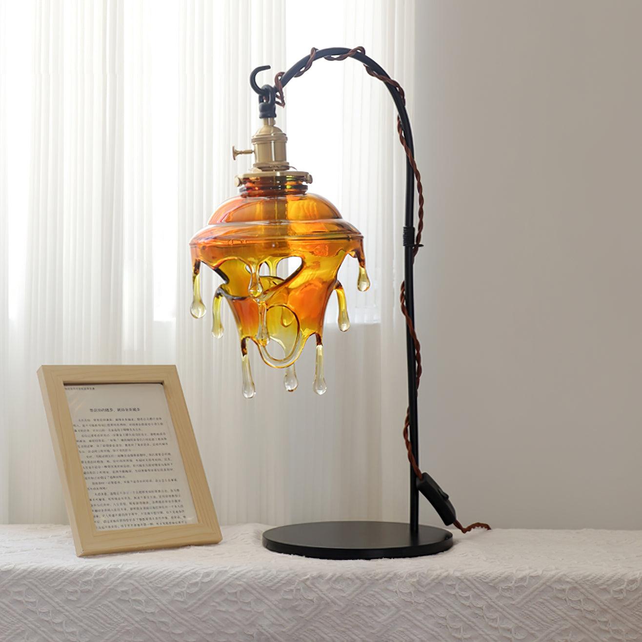 Water Droplets Resin Table Lamp