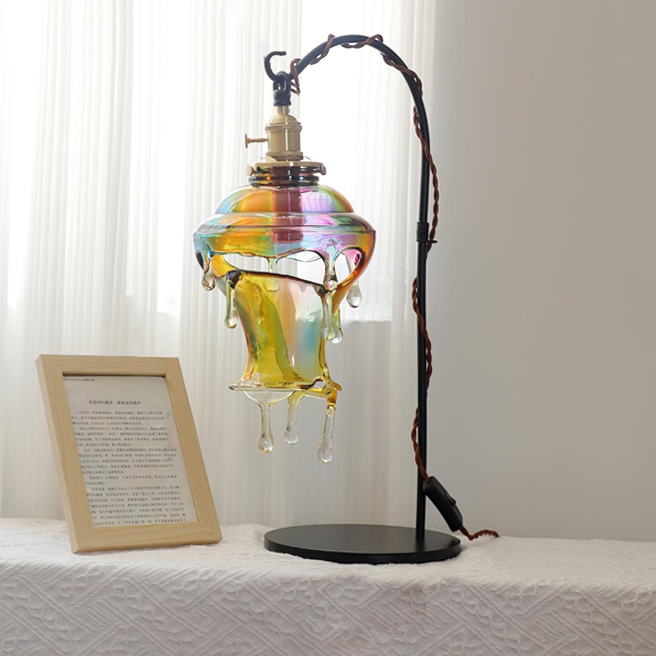 Water Droplets Resin Table Lamp