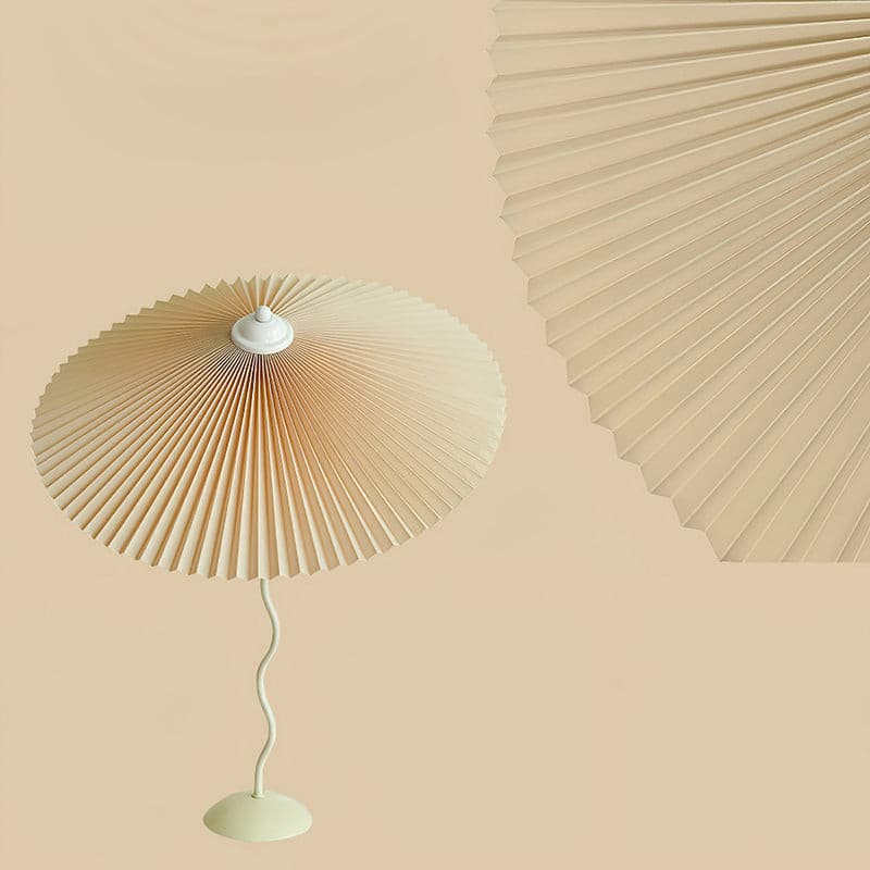 Wiggly Pleated Table Lamp