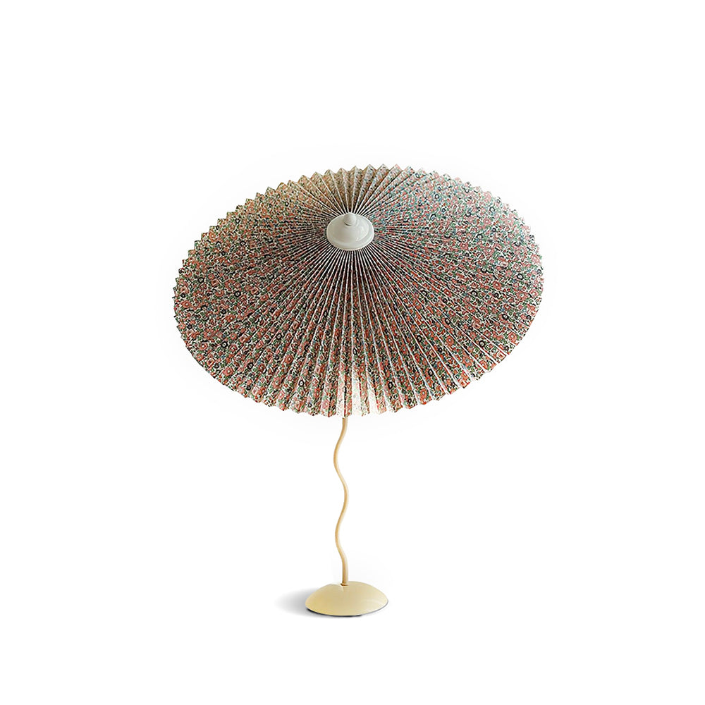 Wiggly Pleated Table Lamp