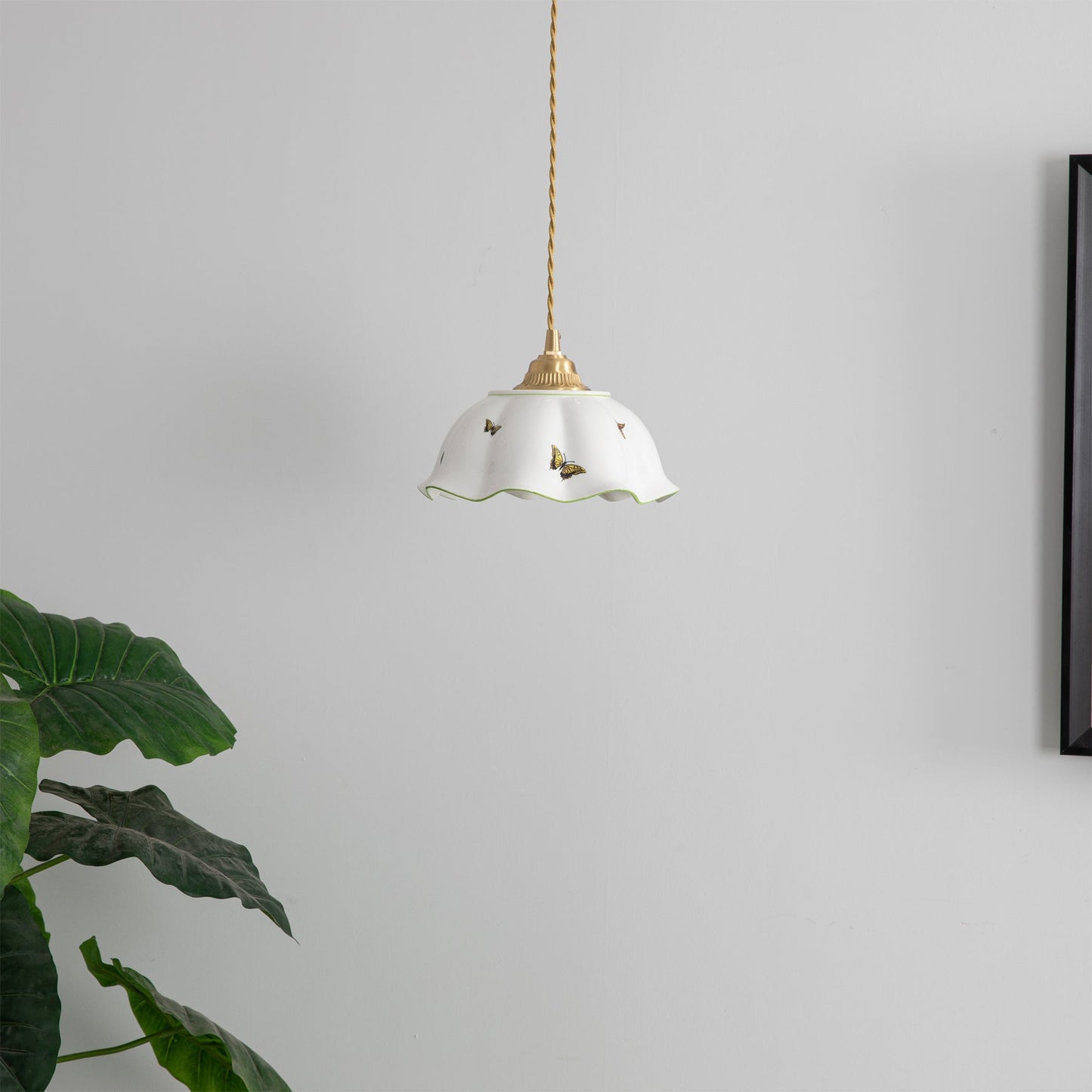 Butterfly Ceramic Pendant Lamp