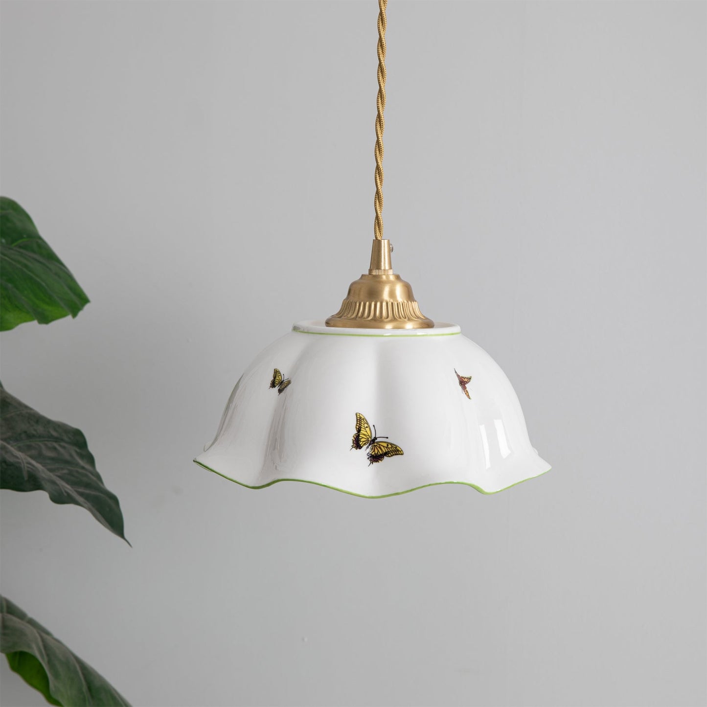 Butterfly Ceramic Pendant Lamp