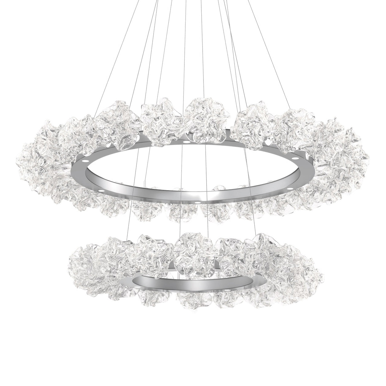 Blossom Two Tier Ring Chandelier