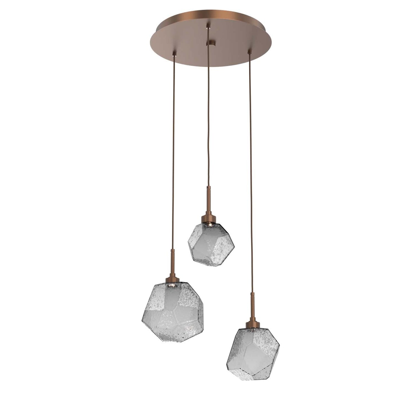 Gem L Round Multi-Light Pendant Light