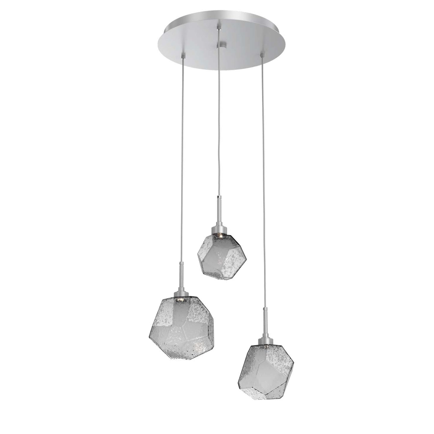 Gem L Round Multi-Light Pendant Light