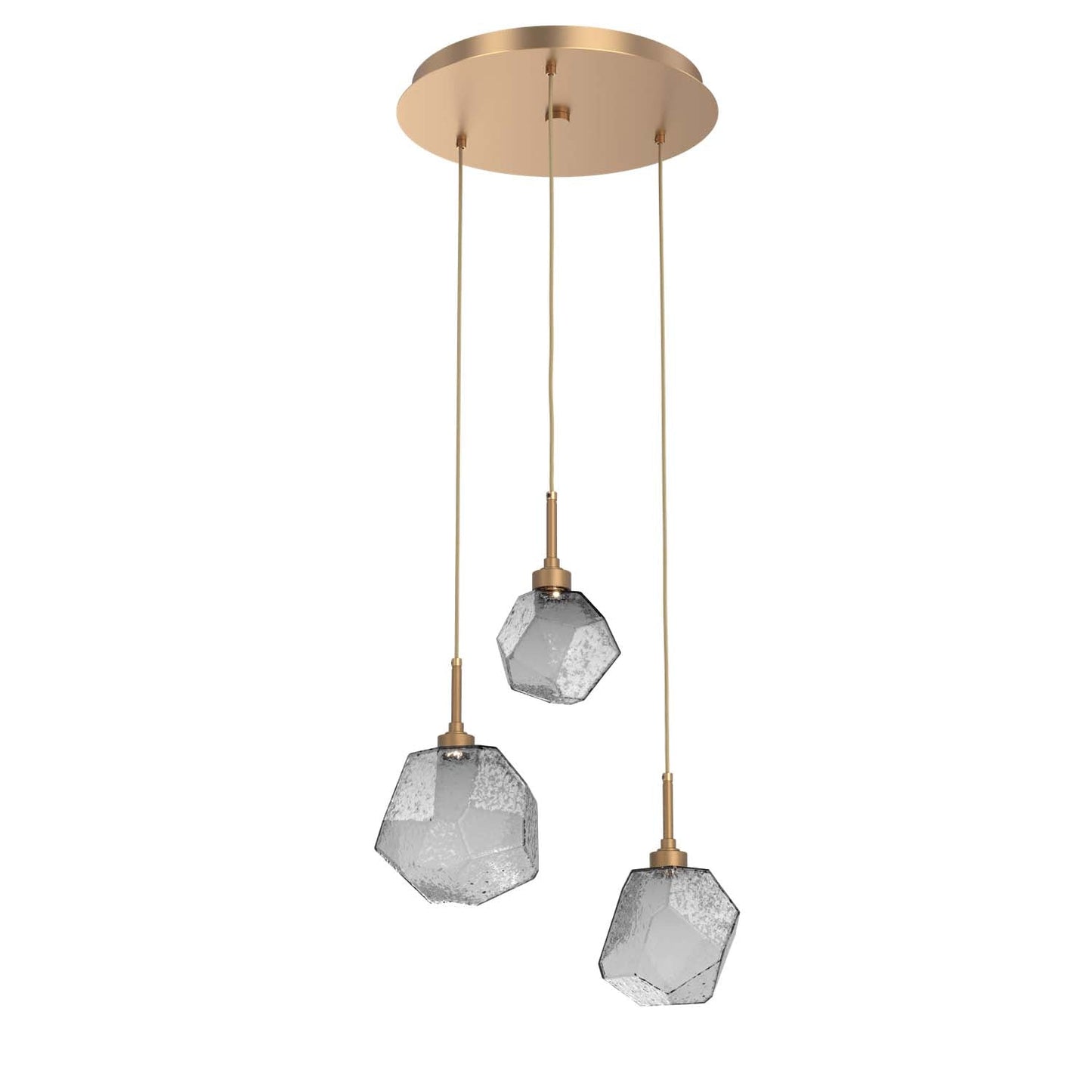 Gem L Round Multi-Light Pendant Light