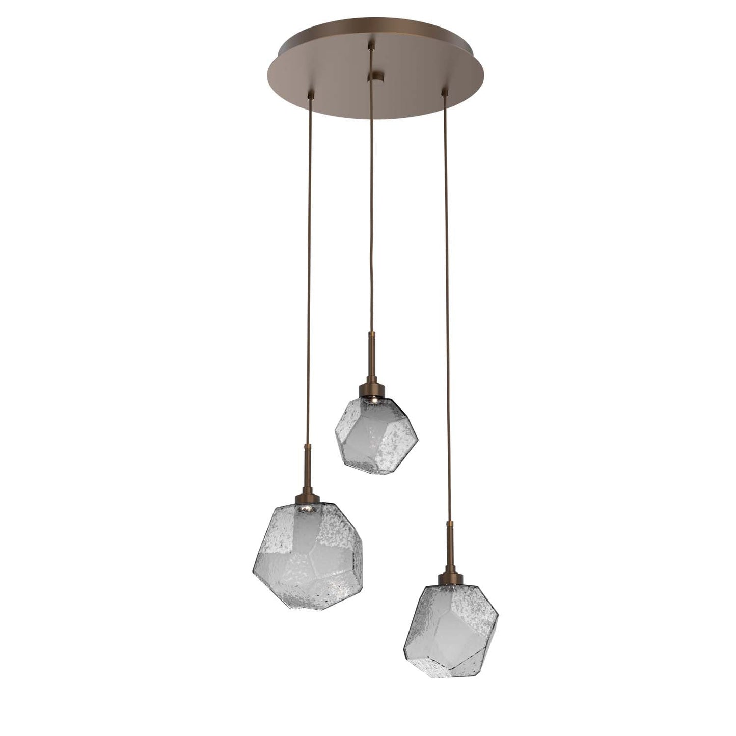 Gem L Round Multi-Light Pendant Light