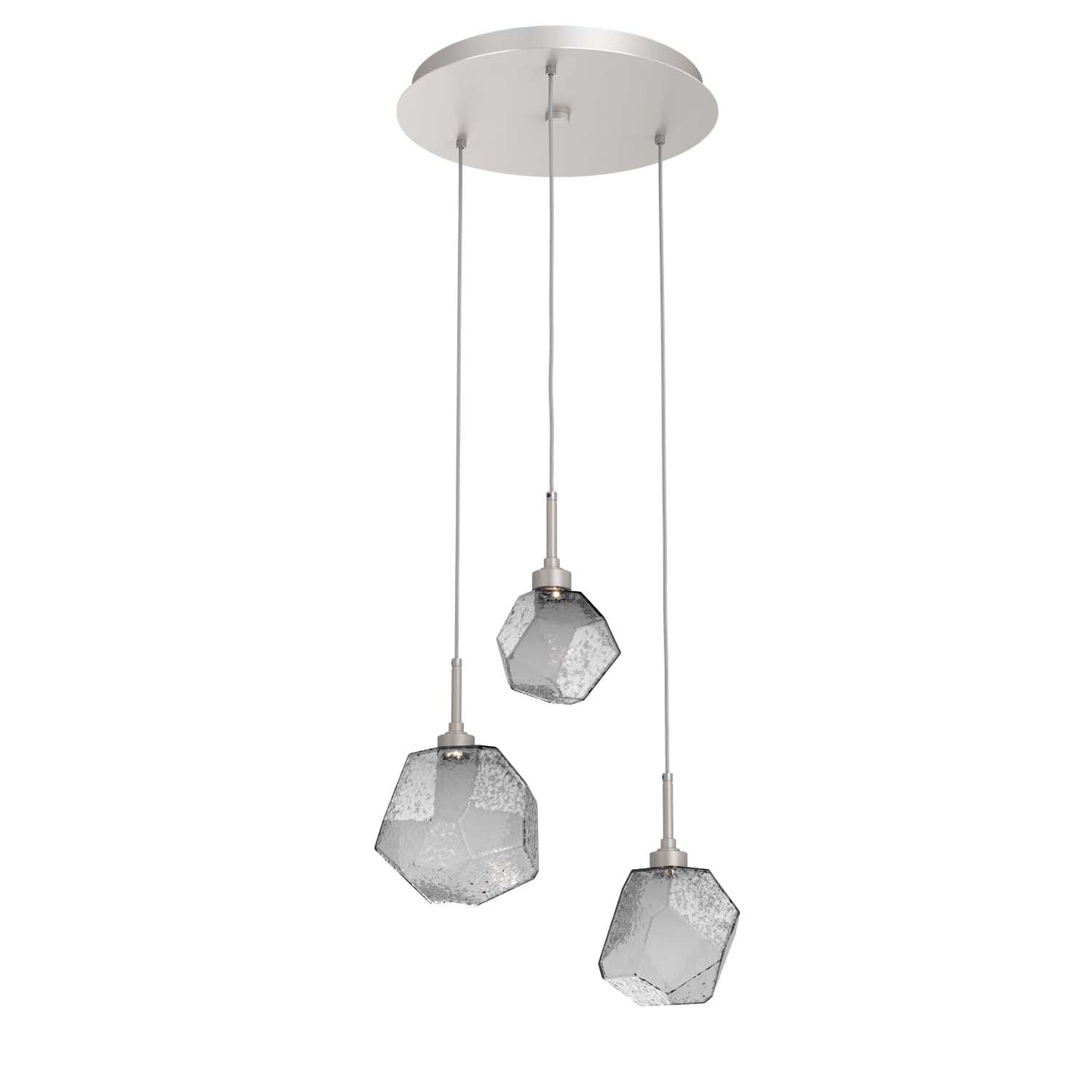 Gem L Round Multi-Light Pendant Light
