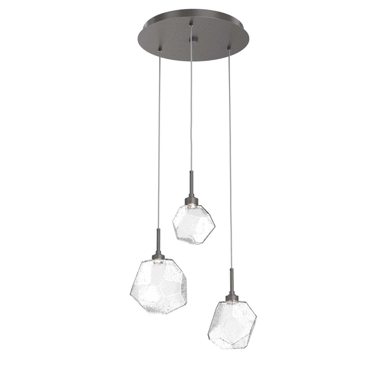 Gem L Round Multi-Light Pendant Light