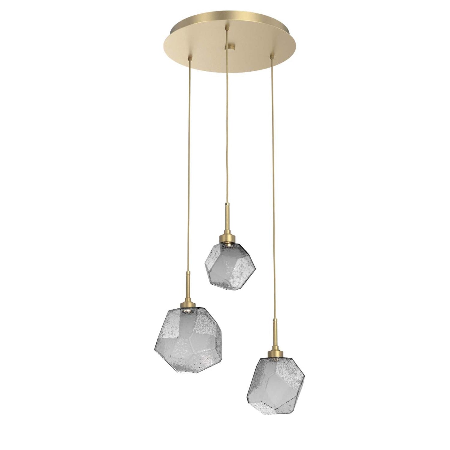 Gem L Round Multi-Light Pendant Light