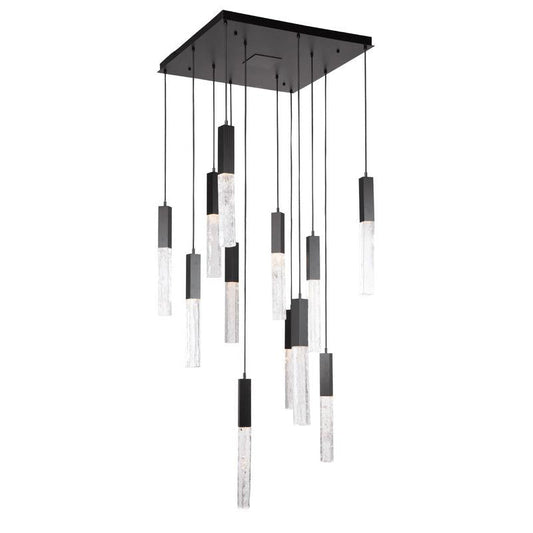 Glacier Square Multi-Light Pendant Light