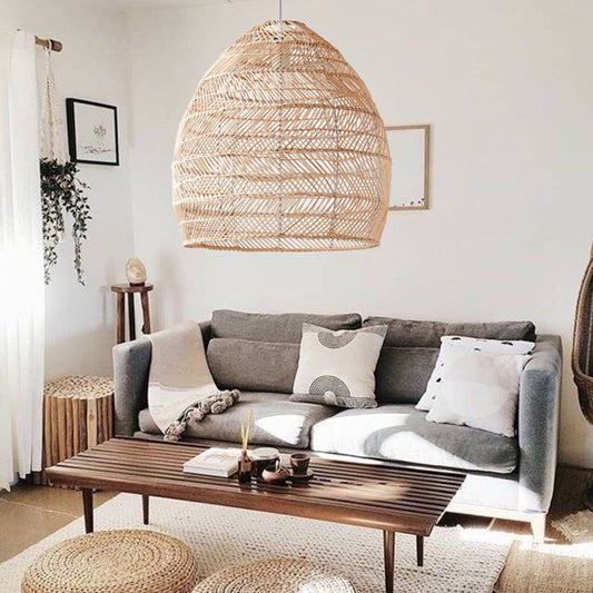 Handmade Rattan Pendant Lampshade Wicker Pendant Light