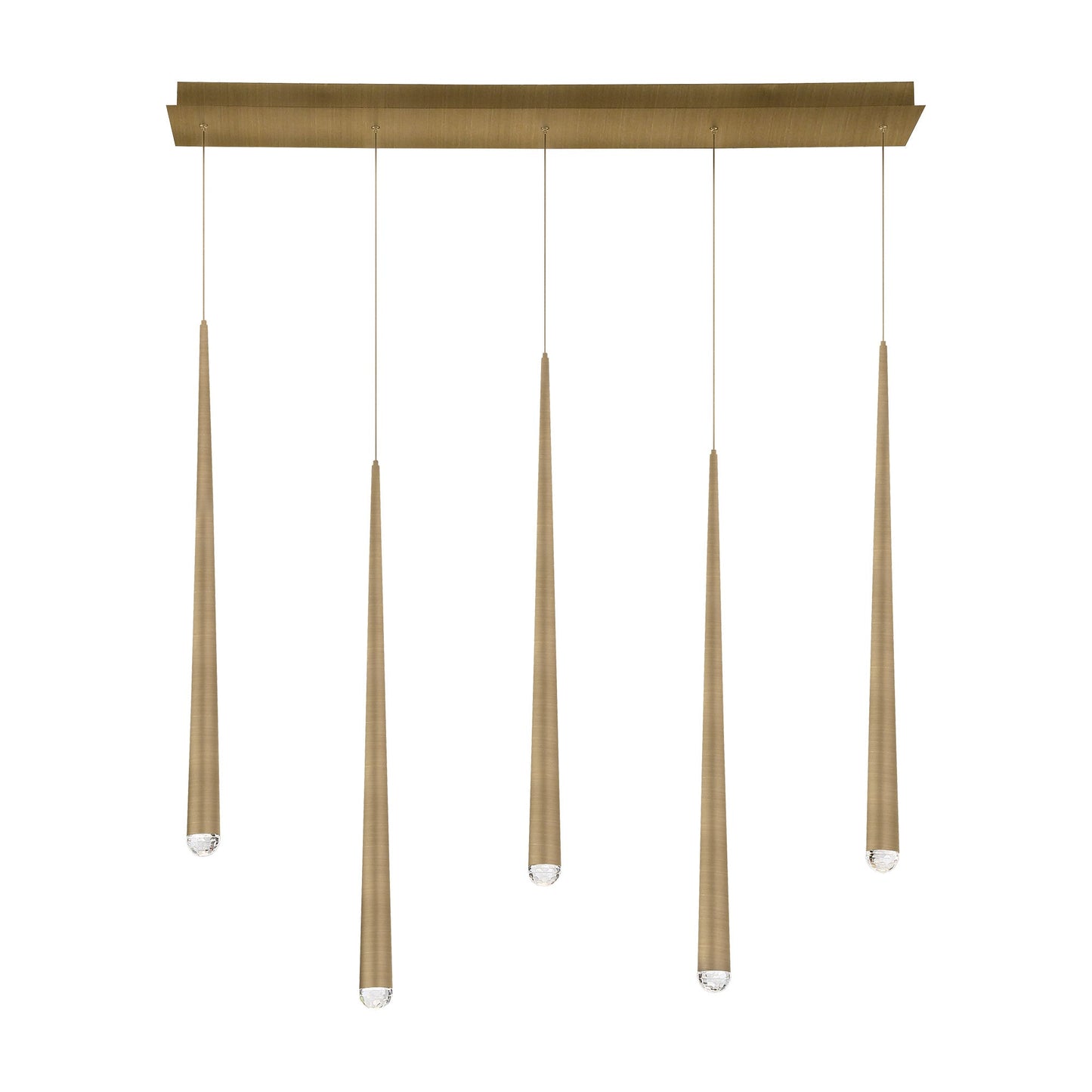 Cascade Crystal LED Linear Chandelier