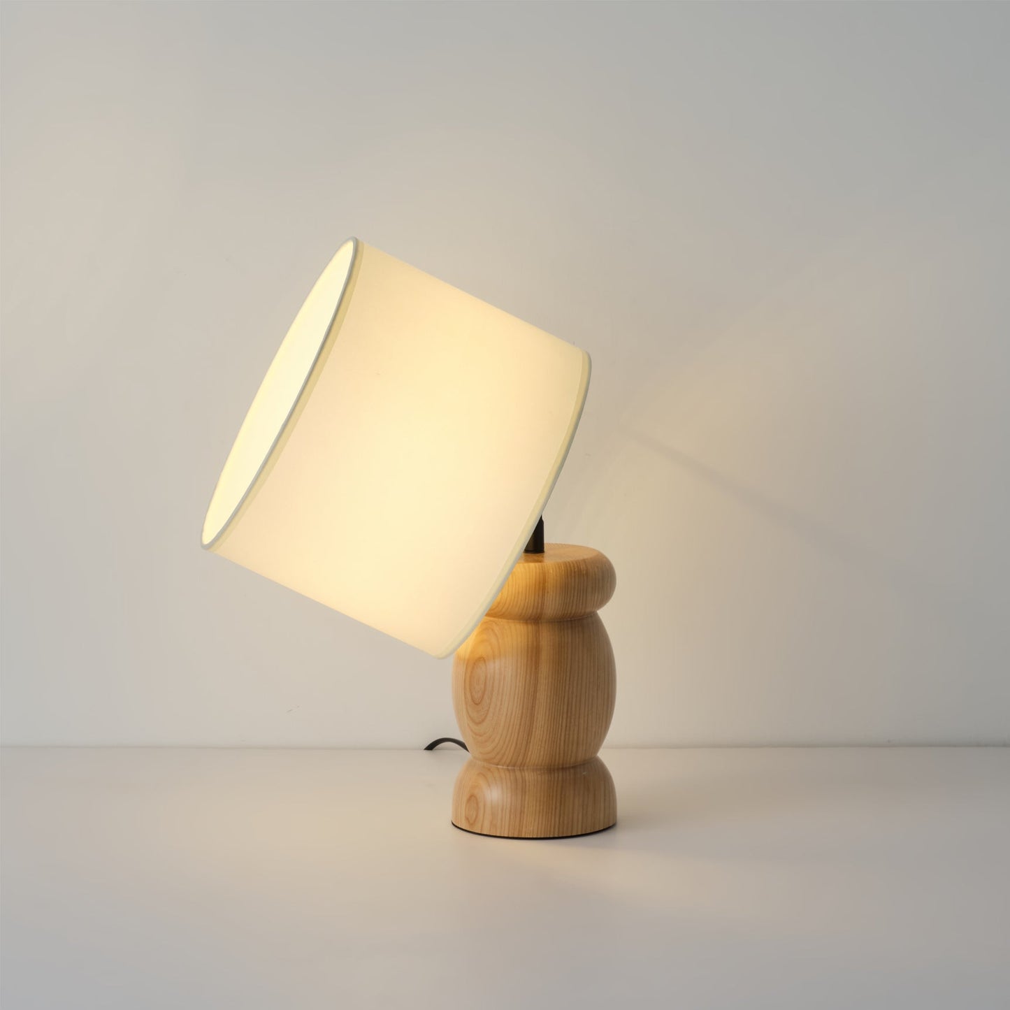 Pebble Wood Table Lamp