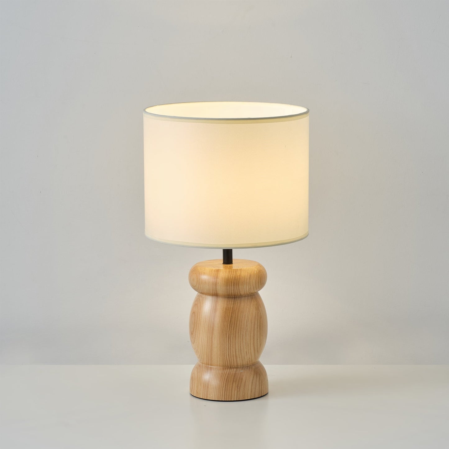 Pebble Wood Table Lamp