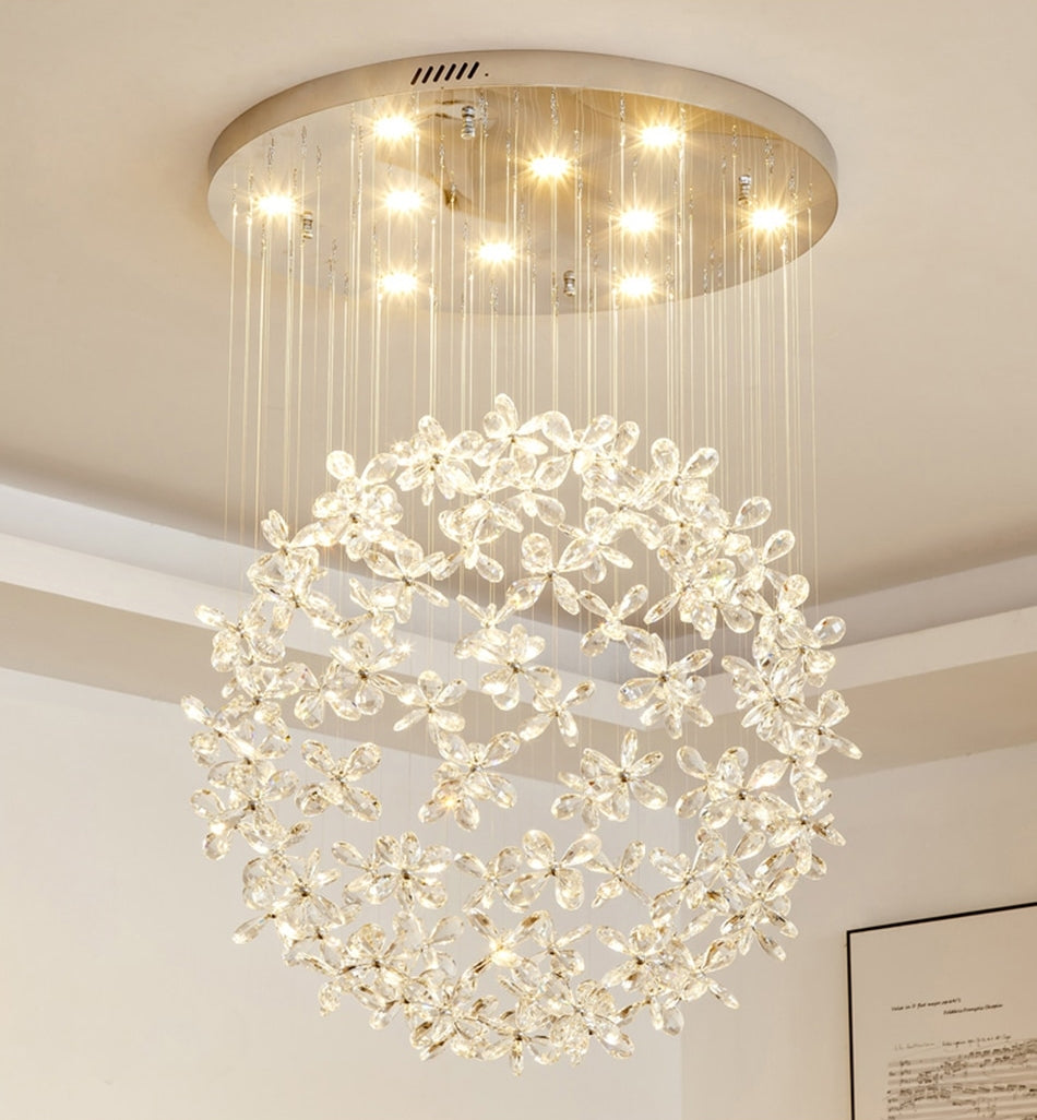 Luxury Crystal Butterfly Ceiling Chandelier for living room, bedroom , stairwell