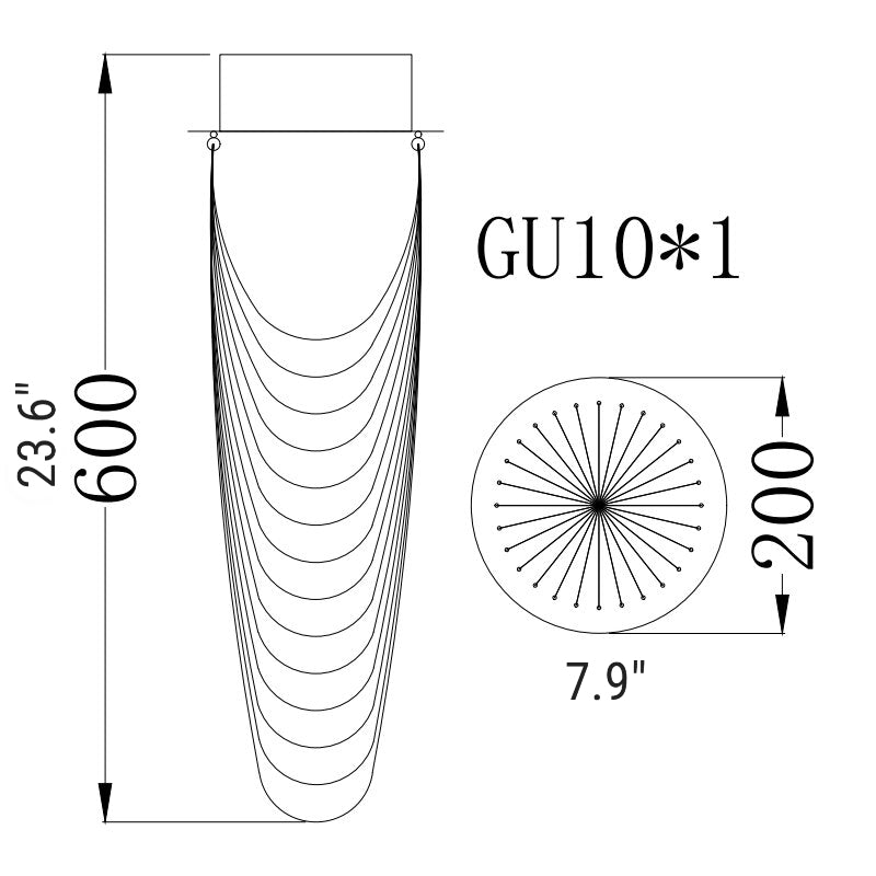 Luxury Large Staircase Flush Mount Led Crystal Ceiling Hanging Chandelier For Stairwell
