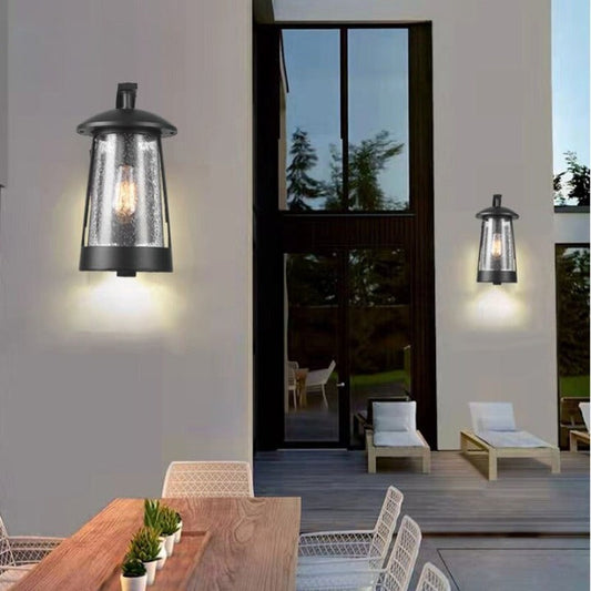 Black Waterproof Outdoor Anti-corrosion LED Wall Lamp for Garden, porch