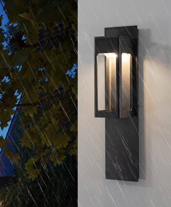 Black/Bronze Outdoor Waterproof LED Aluminum Wall Light With Motion Sensor