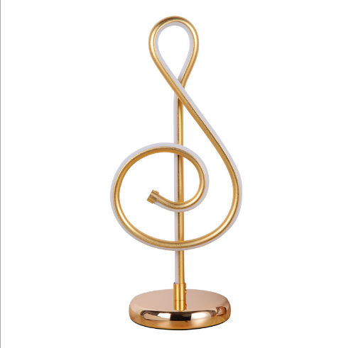 Music Note Table Lamp - Novus Decor Lighting