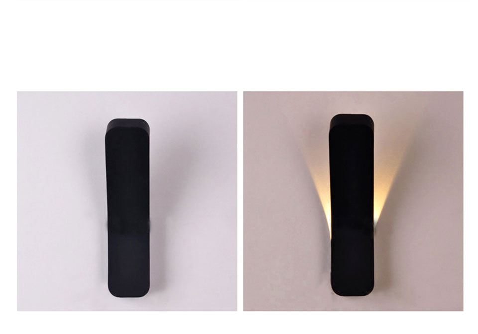 Modern Black/White LED Wall light Mounted For Bedroom, Living Room, Study Room