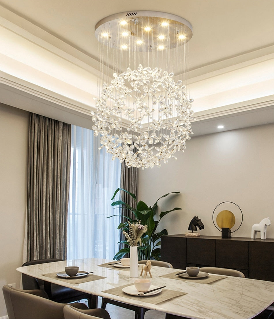 Luxury Crystal Butterfly Ceiling Chandelier for living room, bedroom , stairwell
