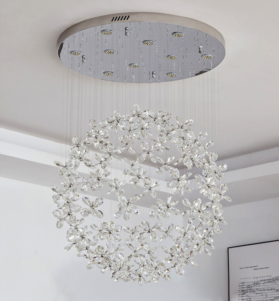 Luxury Crystal Butterfly Ceiling Chandelier for living room, bedroom , stairwell