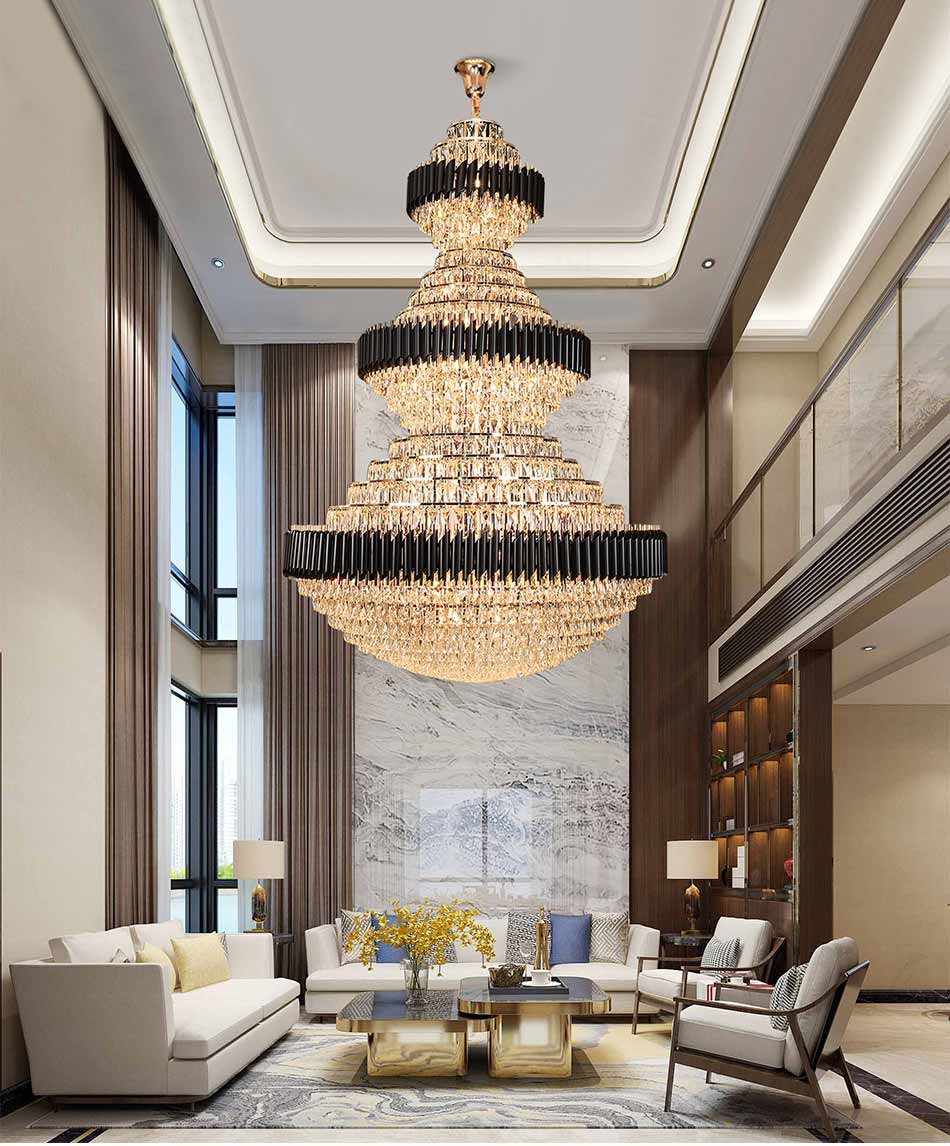 Top luxury Staircase Chandelier for lobby, staircase, living room , stairwell