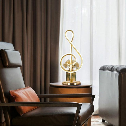 Music Note Table Lamp - Novus Decor Lighting