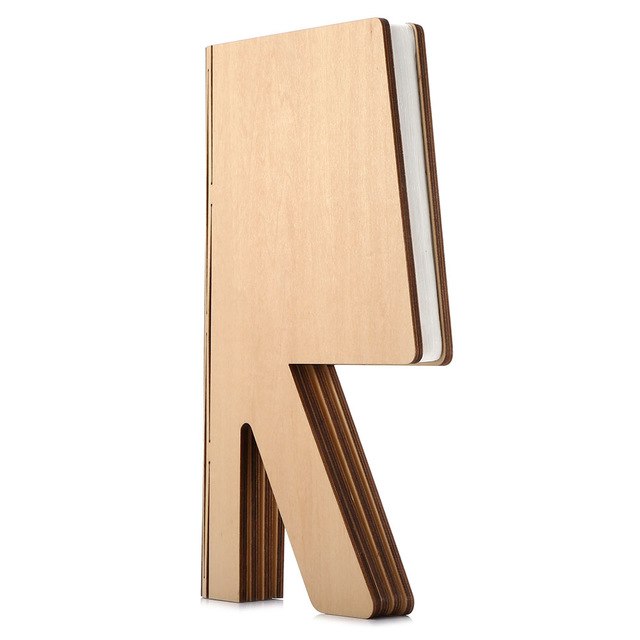 Standing Wooden Book Light - Novus Decor Lighting