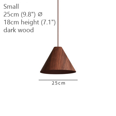Grin Cone Wooden Pendant Lighting