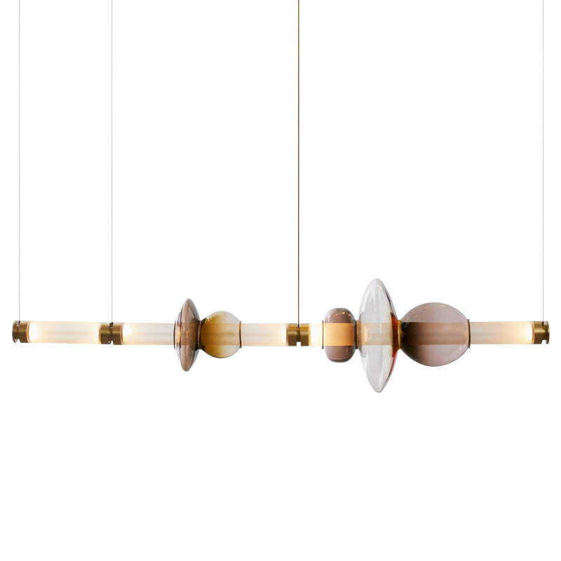Glaze Modern Glass Chandelier Pendant Lighting