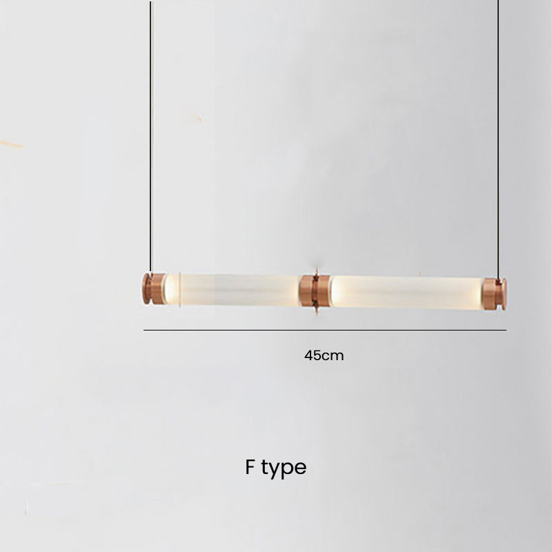 Glaze Modern Glass Chandelier Pendant Lighting