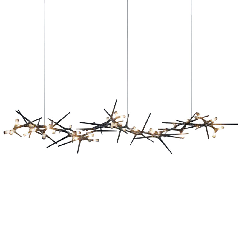 Postmodern Novelty LED Chandelier Lighting Luxury Dining Living Room Creative Long Hanging Lamp Restaurant Villa Lobby Fixtures
