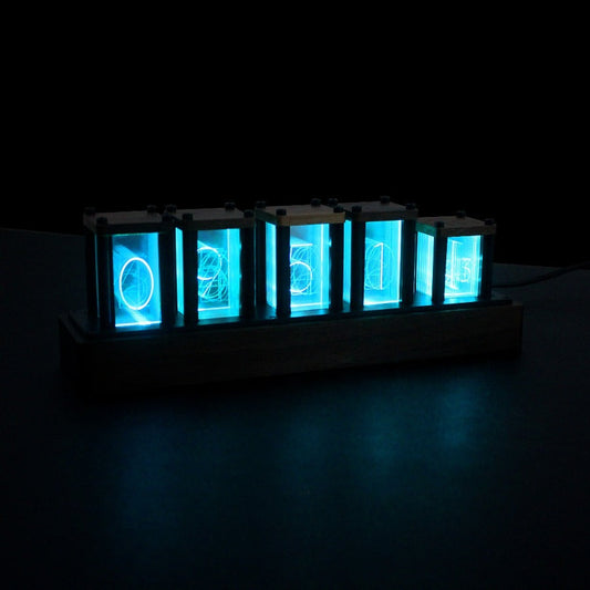 RGB Nixie Tube Clock - Novus Decor Lighting