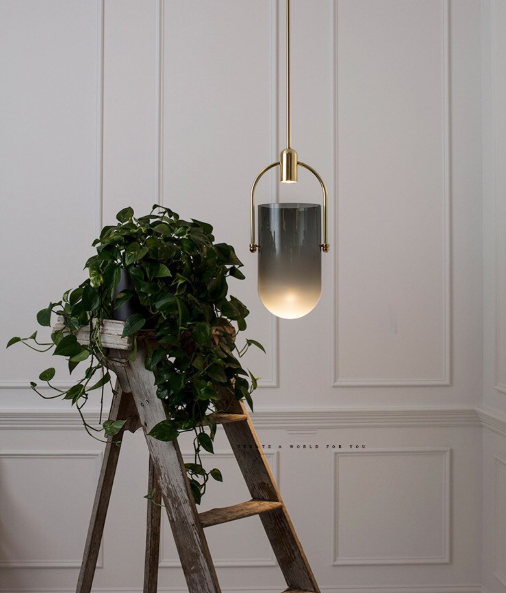 Tura Contemporary Glass Pendant Light