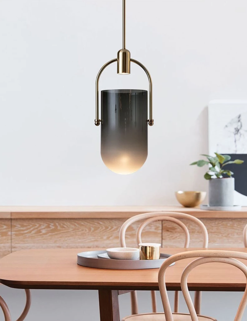 Tura Contemporary Glass Pendant Light