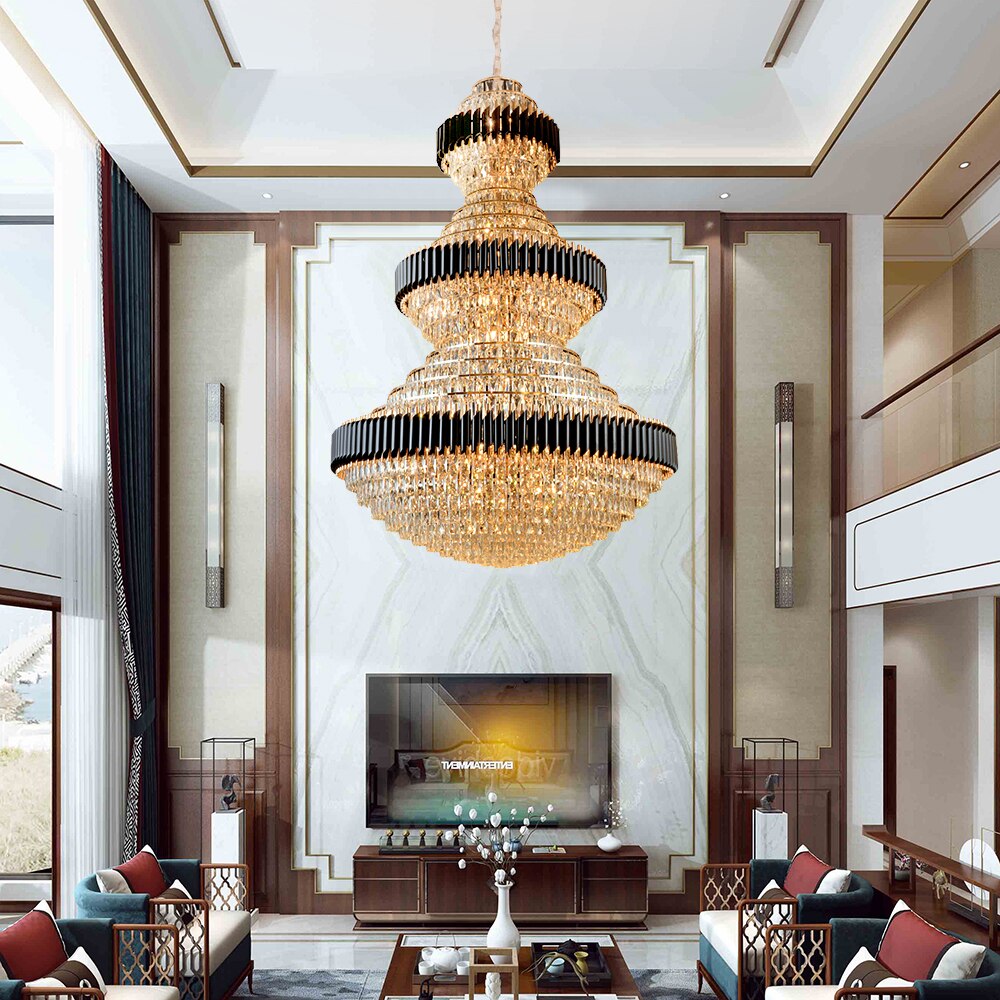 Top luxury Staircase Chandelier for lobby, staircase, living room , stairwell