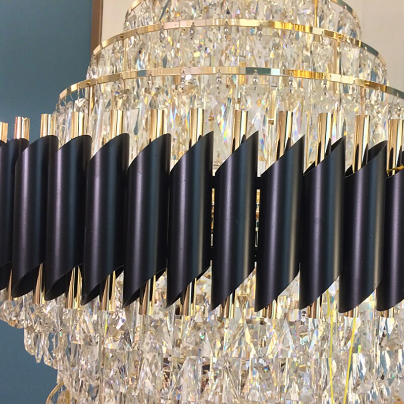 Top luxury Staircase Chandelier for lobby, staircase, living room , stairwell
