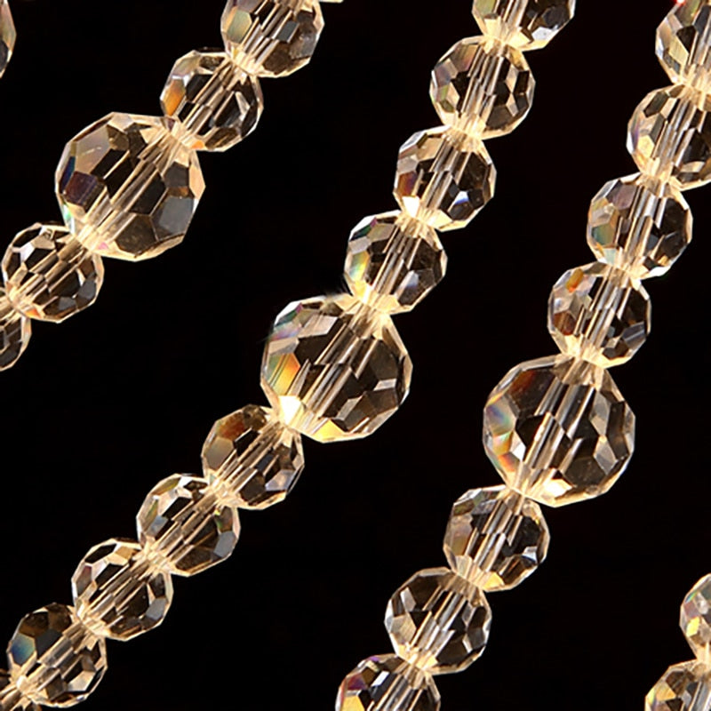 Luxury Large Staircase Flush Mount Led Crystal Ceiling Hanging Chandelier For Stairwell