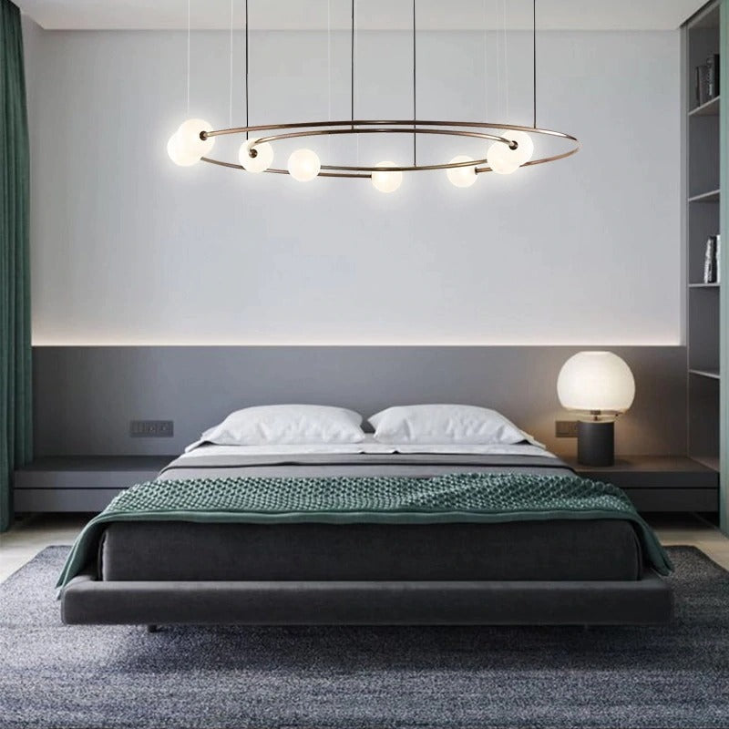 Round Glass Ball Pendent Lamp - Lodamer