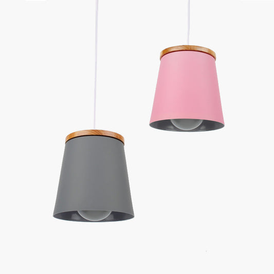 Tevy Nordic Wooden Pendant Light