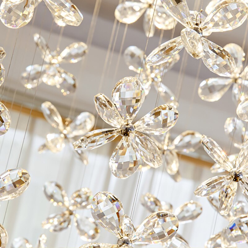 Luxury Crystal Butterfly Ceiling Chandelier for living room, bedroom , stairwell