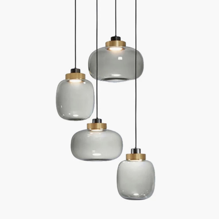 Greti Glass Minimal Pendant Light 