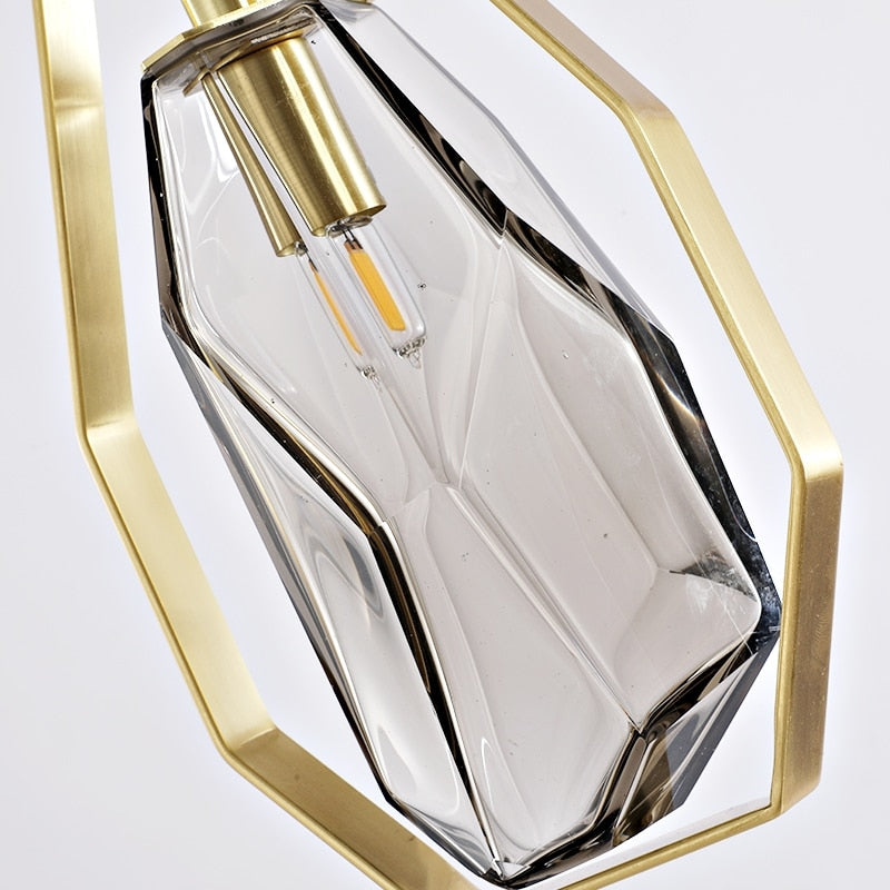 Reini Glass Modern Pendant Light