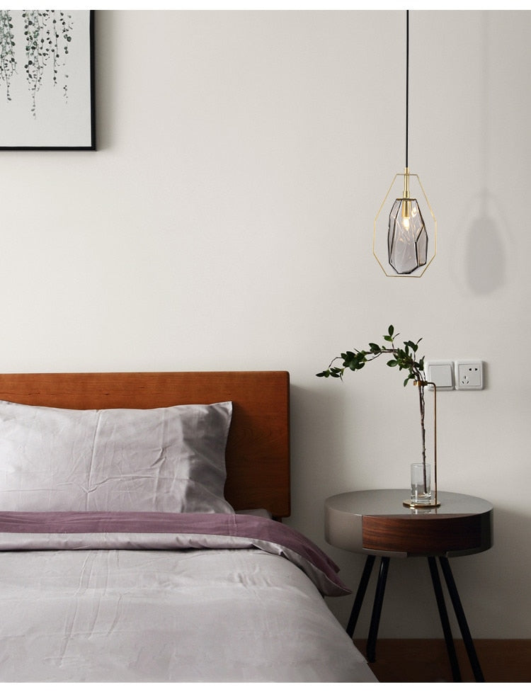 Reini Glass Modern Pendant Light