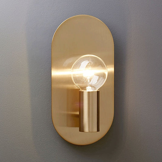 Plate polished sconce